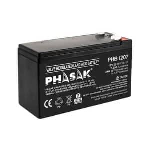 PHASAK batería SAI/UPS 12V 7.2AH PHB 1207 (151x65x95)