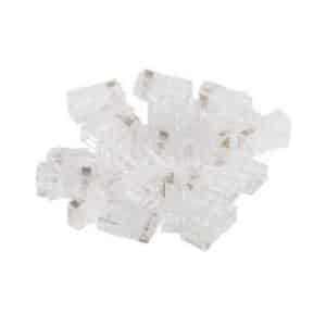 LANBERG CONECTOR RJ45 CAT6 UTP PAQUETE 20 UD PASS THROUGH