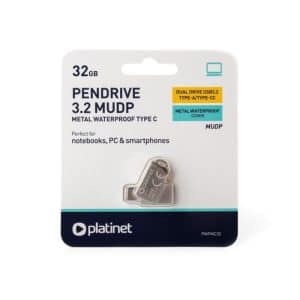 PLATINET PENDRIVE 32GB USB 3.2 PMFMC32 USB-C METAL