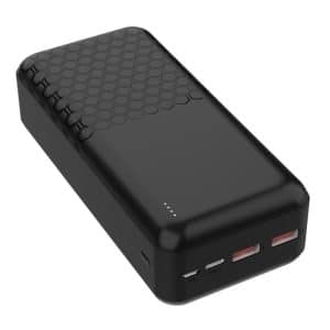 PLATINET POWER BANK 30000mAh CARGA RAPIDA NEGRO PMPB30OP19
