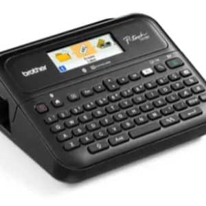 BROTHER ROTULADORA ELECTRÓNICA DE SOBREMESA PT-D610BTVP CON PANTALLA A COLOR Y TECLADO/ NEGRA