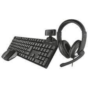 TRUST BUNDLE HOME OFFICE (CAJA DETERIORADA) INCLUYE HEADSET RENO TECLADO Y RATON XIMO Y UNA WEBCAM