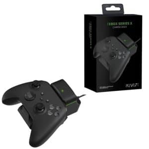 REVENT DOCK CARGA INALAMBRICA MANDO XBOX SERIE X+batería 700mAh NEGRO