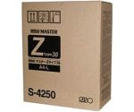 RISO MASTER FORMATO A4 PACK-2 (SUSTITUYE A S4250E S6977E S7611)