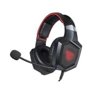 SAVIO AURICULARES GAMING FORGE JACK 3.5 MM + USB MULTIPLATAFORMA/ CABLE 2.2M/LUZ LED ROJA