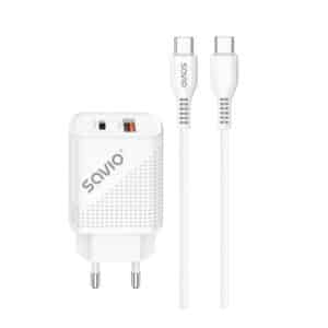 SAVIO CARGADOR USB 3.0 DE CARGA RÁPIDA 18W LA-05