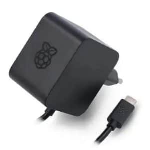 RASPBERRY FUENTE DE ALIMENTACION PI 5 USB C 27W NEGRO