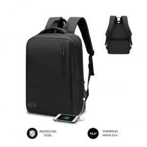 SUBBLIM MOCHILA CITY BACKPACK 15,6? negro