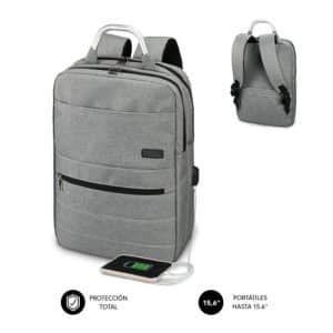 SUBBLIM MOCHILA ELITE AIRPADDING BACKPACK 15,6" gris