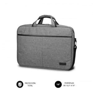 SUBBLIM MALETÍN ELITE LAPTOP BAG 13,3-14" gris