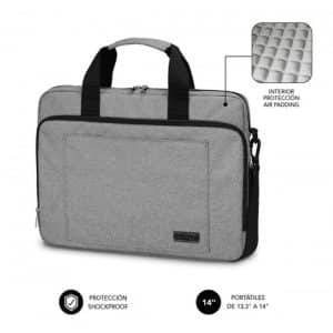 SUBBLIM MALETÍN AIR PADDING LAPTOP BAG 13,3-14? gris