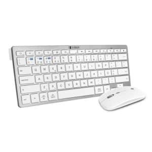 SUBBLIM TECLADO CON RATÓN BLUETOOTH MULTIDISPOSITIVO COMPACTO PLATA