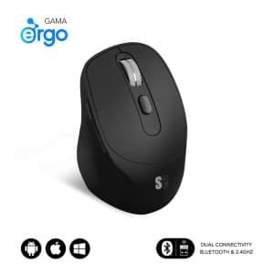 SUBBLIM RATON COMFORT ERGO DUAL MOUSE BATTERY negro