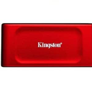 KINGSTON DISCO DURO EXTERNO XS1000 1 TB USB 3.2 ROJO LECTURA 1.050 MB/s - ESCRITURA 1.000 MB/s