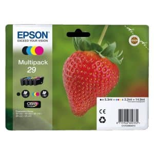 EPSON CARTUCHO TINTA T2986 Nº 29 VALUE PACK 4 COLORES