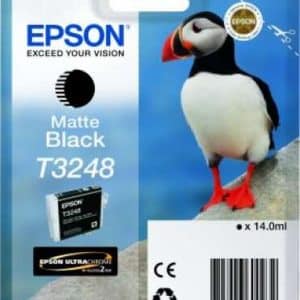 EPSON CARTUCHO TINTA T3248 NEGRO MATE