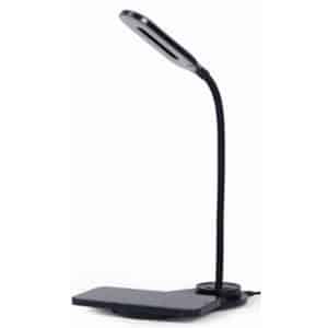 GEMBIRD LAMPARA DE MESA LED + CARGADOR INALAMBRICO 10W NEGRO + BLANCO