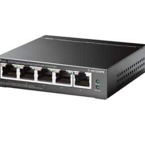 TP-LINK SWITCH TL-SG105MPE CONMUTADOR INTELIGENTE SENCILLO DE 5 PUERTOS CON POE+ DE 4 PUERTOS