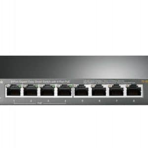 TP-LINK SWITCH EASYSMART DE 8 PUERTOS GIGABIT CON 4 PUERTOS POE