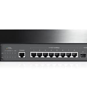 TP-LINK SWITCH GESTIONABLE CON 8 PUERTOS GIGABIT L2 LITE JETSTREAM CON 2 SLOTS SFP