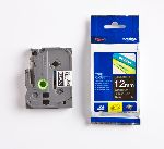 BROTHER CINTA ROTULADORA LAMINADA TZE335 12MM CINTA LAMINADA. TEXTO BLANCO SOBRE FONDO NEGRO. ANCHO: