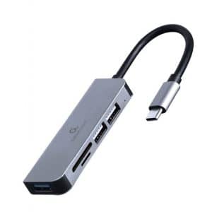 GEMBIRD HUB USB-C A USB 3.1 + 2.0 CON LECTOR DE TARJETAS