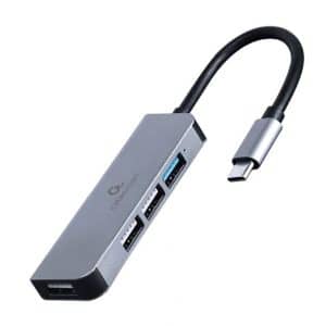 GEMBIRD HUB USB-C A USB 3.0 + 3 USB 2.0