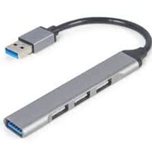 GEMBIRD HUB USB 3.0 A 1 USB 3.1 + 3 USB 2.0 PLATEADO