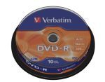 VERBATIM DVD-R 4.7GB BOTE 10UD 16X