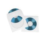 VERBATIM FUNDAS CD/DVD PAPEL FRONTAL TRANSP.100U