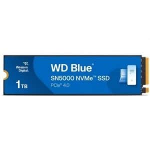 WESTERN DIGITAL DISCO DURO SSD azul SN5000 M.2 2280 PCIE 1TB Lectura 5,150MB/s - Escritura 4,900MB/s