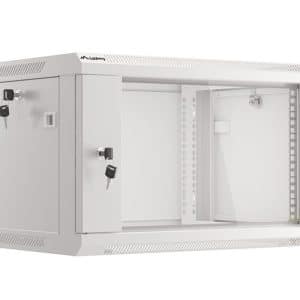 LANBERG ARMARIO RACK 19 6U GRIS 600X450 FLAT PACK V2 PUERTA CRISTAL