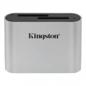 KINGSTON LECTOR DE TARJETA SD WORKFLOW TYPE-C NEGRO PLATA KINGSTON USB3.2 GEN1 WORKFLOW DUAL-SLOT