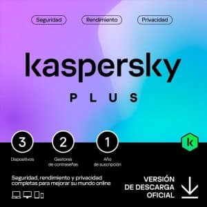 KASPERSKY ANTIVIRUS PLUS 3 DISPOSITIVOS 1 AÑO LICENCIA ELECTRONICA