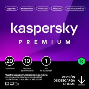 ANTIVIRUS KASPERSKY PREMIUM 1YEAR 20L PC