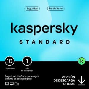 KASPERSKY ANTIVIRUS STANDARD 10 DISPOSITIVOS 1 AÑO LICENCIA ELECTRONICA