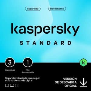ANTIVIRUS KASPERSKY STANDARD 1YEAR 3L PC