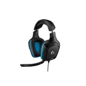 LOGITECH AURICULARES GAMING CON MICROFONO G432 NEGRO JACK 3.5MM