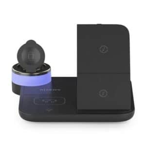 base cargador smartphone de color negro