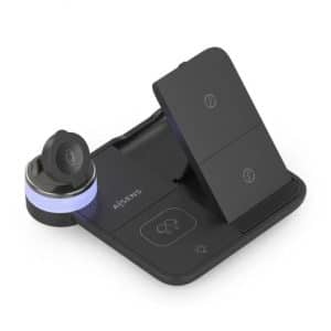 AISENS BASE DE CARGA INALAMBRICA ASCH-15W4WC062-BK/ 15W/ NEGRO