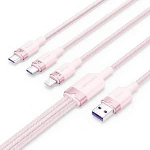 CABLE 3 EN 1 VENTION USB-A 2.0 USB-C