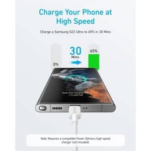 CABLE ANKER 322 USB-C TRENZADO 1.8M 60W