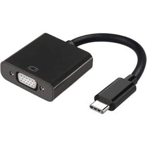 CABLE CONVERSOR USB-C M A VGA-H BLACK