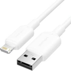 CABLE VENTION USB-A 2.0 LIGHTNING 2.4A