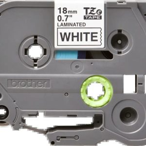 CINTA BROTHER TZE-241 18MM BLANCO NEGRO