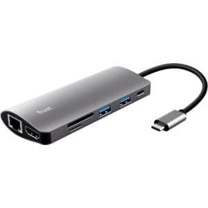 HUB TRUST DALYX USB-C 7 EN 1 HDMI USB-C