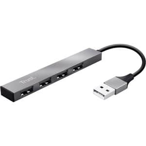 TRUST HUB USB HALYX ALUMINIUM 4 PUERTOS USB 2.0