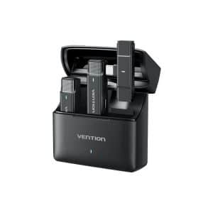 VENTION MICROFONO INALAMBRICO CON CLIP NCAB0 USB-C / RECEPTOR/ 2 UNIDADES