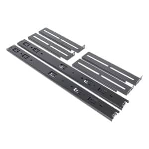 UNYKACH KIT DE RAILES 52094 PARA CAJA RACK DE 1U A 4U NEGRO MATERIAL ACERO / SISTEMA TELESCOPICO /