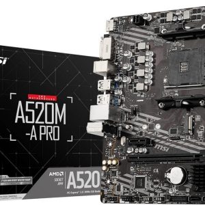 PLACA BASE MSI A520M-A PRO AMD AM4 DVI +